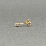 Estate 14K Y Gold 0.07ct G/SI2 Diamond Single Stud Earring