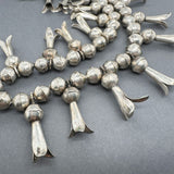 Estate SS Squash Blossom Necklace