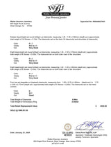 Estate 14K W Gold 0.98ctw H-I/SI1-I1 Diamond Cluster Ring