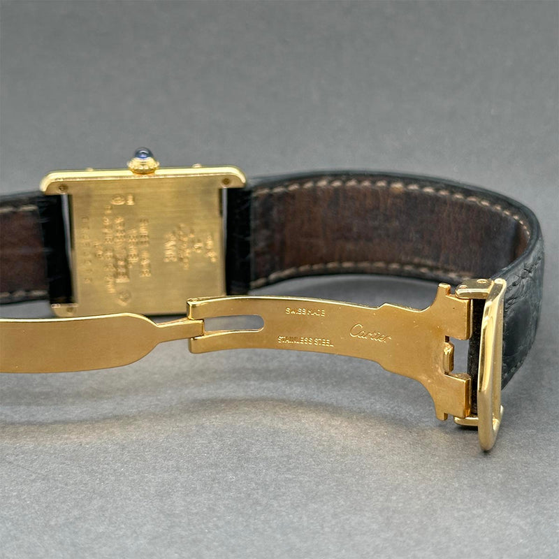 Estate Cartier Must De Cartier Tank Women’s Quartz Watch Ref#1615