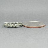 Estate 14K W Gold 0.63ctw Yellow-I-J/SI1-I2 Diamond Ring