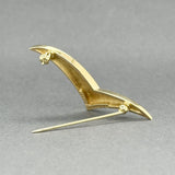 Estate Tiffany & Co. 18K Y Gold Large Seagull Pin