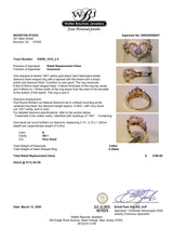 Estate 14K Y Gold 0.04ct G/VS1 Diamond Heart Ring