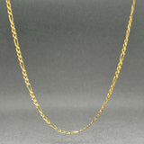 Estate 14K Y Gold 2.8mm 20” Figaro Chain