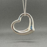 Estate Tiffany & Co. Peretti SS 35mm Open Heart Pendant