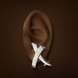 Estate Tiffany & Co SS Picasso Graffiti X Earrings