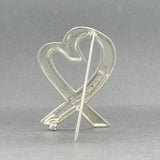 Estate Tiffany & Co. SS Picasso Loving Heart Brooch