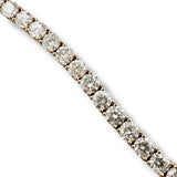 14K Y Gold 9.54ctw E/VS1 Lab-Created Diamond Tennis Bracelet
