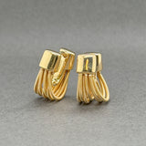 Estate Marco Bicego 18K Y Gold Madagascar Huggie Earrings