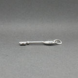 Estate Tiffany & Co. SS 0.02ct Diamond Heart Key Pendant