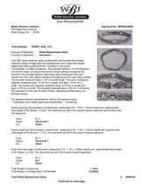 Estate Platinum Art Deco 7.16ctw H-I/VS2-SI1 Diamond Bracelet