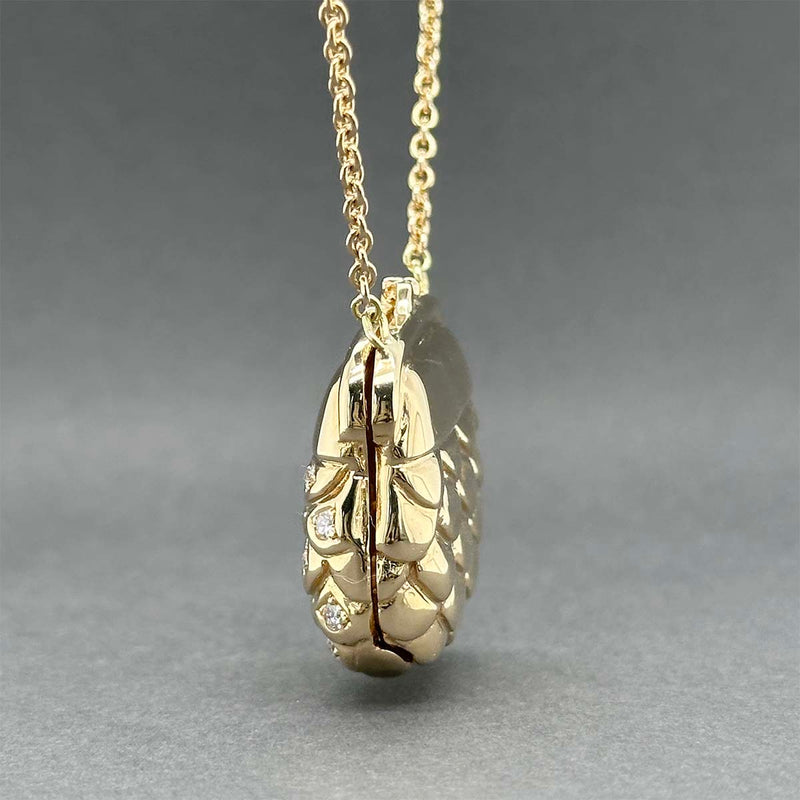 Estate Lumiere 14K Y Gold 0.67ctw Diamond Purse Pendant