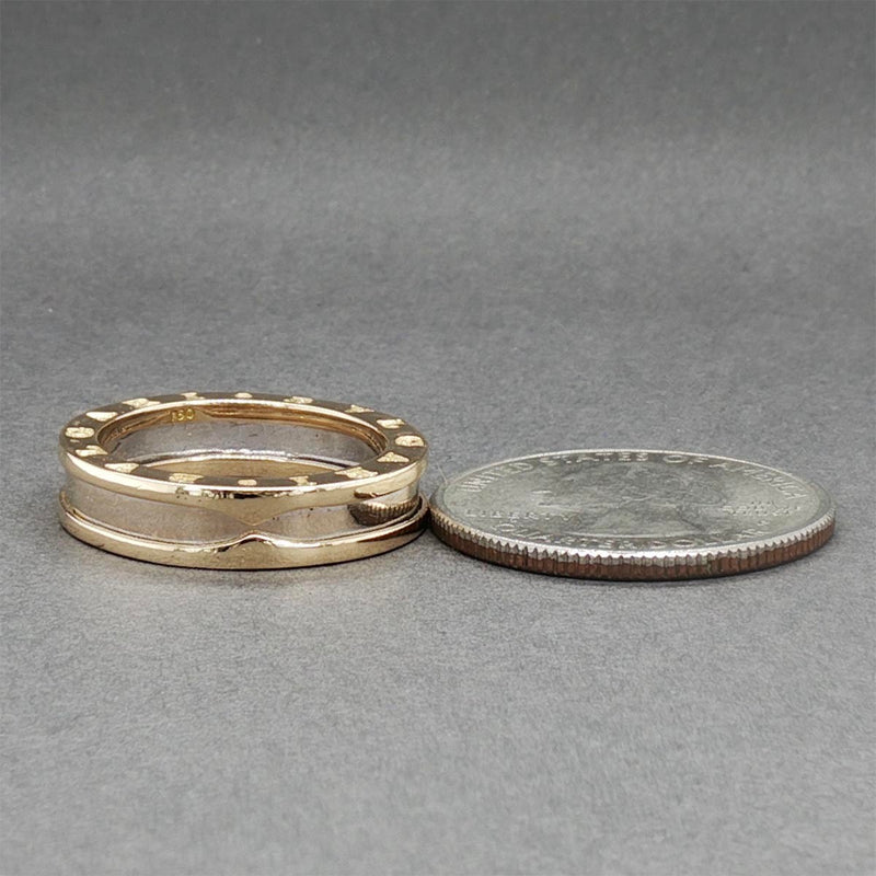 Estate Bulgari 18K TT Gold B.zero 1 Ring