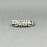 Estate 14K W Gold 0.63ctw Yellow-I-J/SI1-I2 Diamond Ring