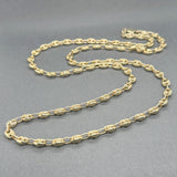 Estate 14K Y Gold 5.1mm 27” Anchor Chain