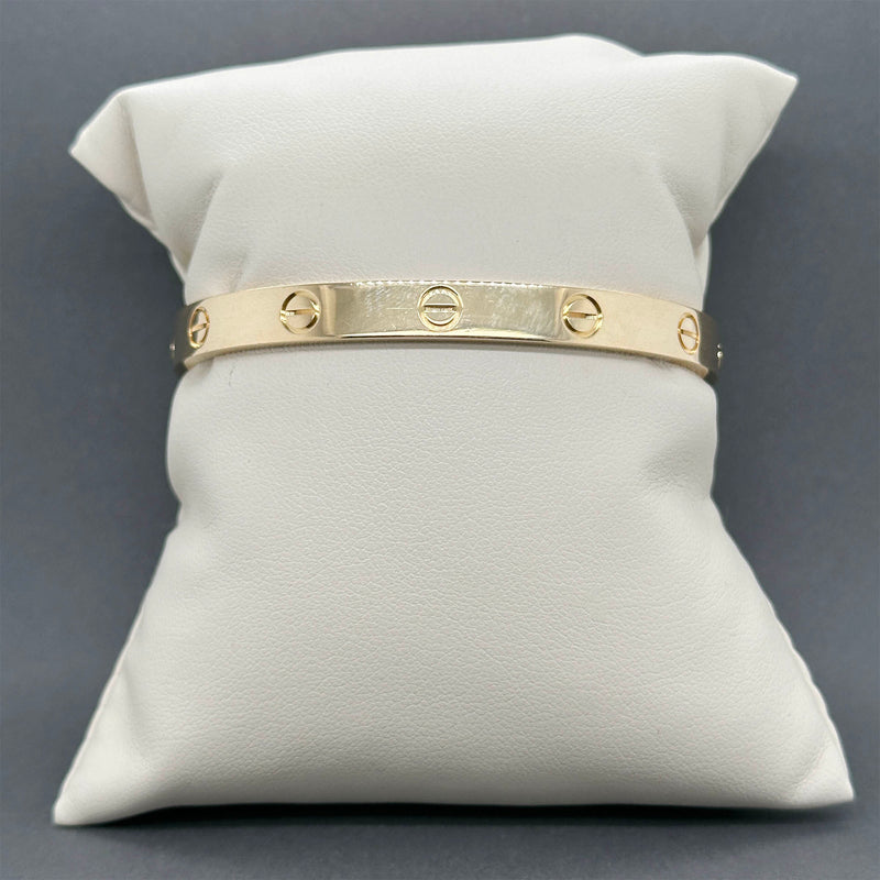 Estate Cartier 18K Y Gold Classic Love Bangle Bracelet
