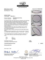 Estate 14K W Gold 0.45ctw I-J/SI2-I1 Diamond Bangle Bracelet