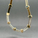 Estate 14K TT Gold 1.55ctw G-H/VS2-SI1 Diamond Necklace