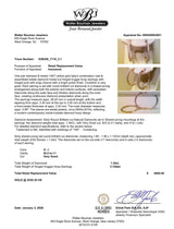 Estate 14K Y Gold 1.34ctw H-I/SI2-I1 Diamond In/Out Hoop Earrings