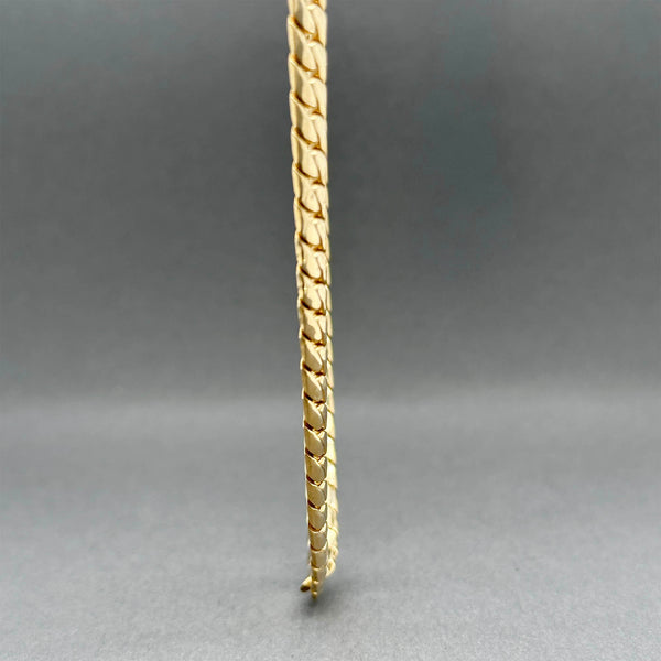 Estate 14K Y Gold 4.66mm 19” Curb Link Chain