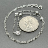 Estate 14K W Gold 0.63ctw H-I/SI1-I1 Diamond By The Yard Necklace