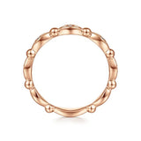 14K R Gold 0.05ctw G/SI2 Diamond Marquise Shape Ring