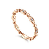 14K R Gold 0.05ctw G/SI2 Diamond Marquise Shape Ring