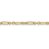 14K Y Gold 7" Link Bracelet