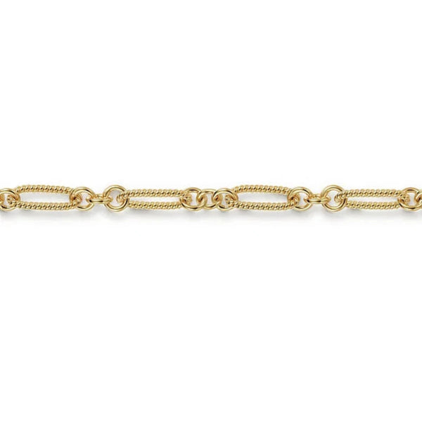 14K Y Gold 7" Link Bracelet