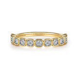 14K Y Gold 0.20ctw G/SI1 Ladies Diamond Ring