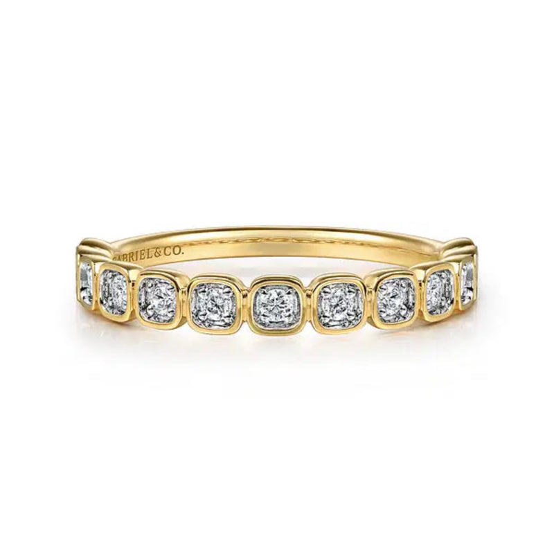 14K Y Gold 0.20ctw G/SI1 Ladies Diamond Ring