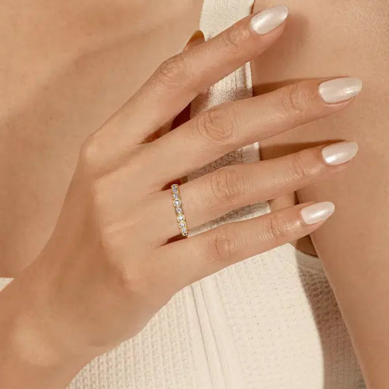 14K Y Gold 0.20ctw G/SI1 Ladies Diamond Ring