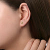 14K Y Gold 0.08ctw SI2/G Diamond Star Stud Earrings