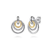 SS 14 Beaded Triple Circle Earrings