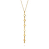 14K Y Gold Vertical 62mm Drop Necklace