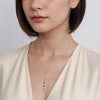 14K Y Gold Vertical 62mm Drop Necklace