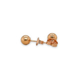 14K R Gold 5mm Ball Earrings - Walter Bauman Jewelers