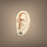 14K R Gold 8mm Ball Earring - Walter Bauman Jewelers