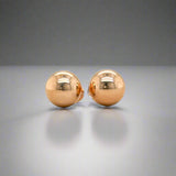 14K R Gold 8mm Ball Earring - Walter Bauman Jewelers