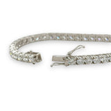 14K W Gold 12.17ctw E - F/VS1 Lab - Created Diamond Tennis Bracelet - Walter Bauman Jewelers