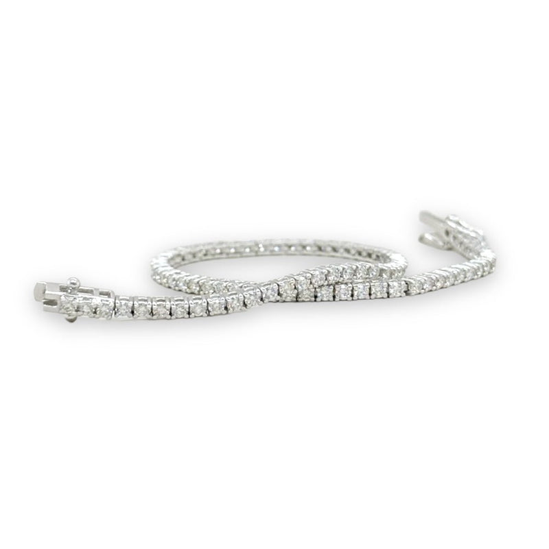 14K W Gold 2.00ctw I/SI1 Diamond Tennis Bracelet - Walter Bauman Jewelers