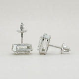 14K W Gold 2.45ctw F - G/VS1 Lab - Created Diamond Halo Earrings - Walter Bauman Jewelers