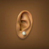 14K W Gold 2.50ctw F/VSI Lab Created Diamond Stud Earrings IGI Certified - Walter Bauman Jewelers