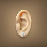 14K W Gold 2.50ctw F/VSI Lab Created Diamond Stud Earrings IGI Certified - Walter Bauman Jewelers