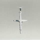 14K W Gold 28mm INRI Crucifix Pendant - Walter Bauman Jewelers