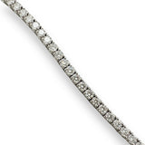 14K W Gold 3.59ctw D - E/VVS2 Lab - Created Diamond Tennis Bracelet - Walter Bauman Jewelers