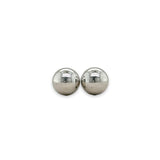14K W Gold 6mm Ball Earring - Walter Bauman Jewelers
