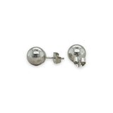 14K W Gold 7mm Ball Earrings - Walter Bauman Jewelers