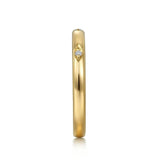 14K Y Gold 0.02ctw G/SI2 Diamond Ring with 3 Diamonds - Walter Bauman Jewelers