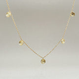 14K Y Gold 0.30ctw G/SI2 Diamond Drop Necklace - Walter Bauman Jewelers